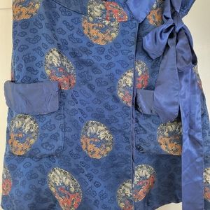 Upcycled Wrap Brocade Skirt Vintage